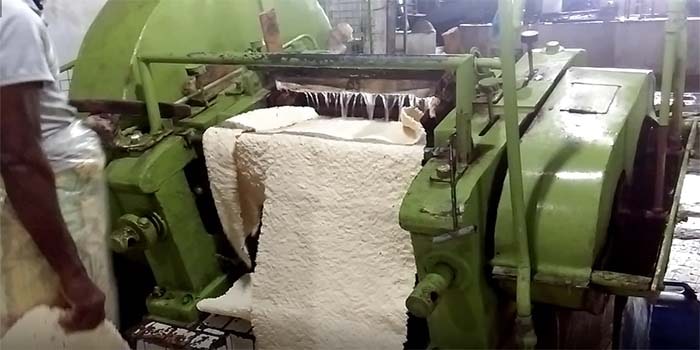 crepe rubber milling machine